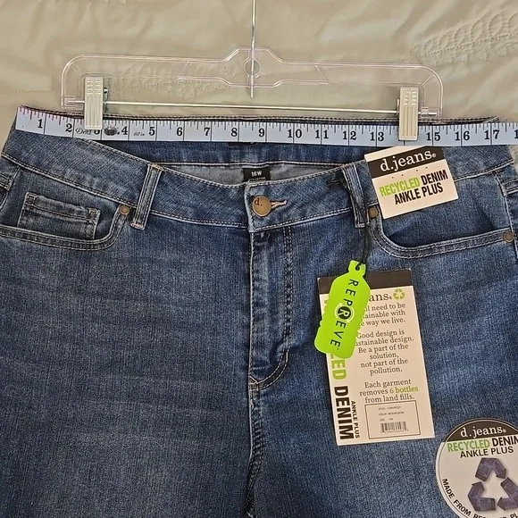 d. jeans Ankle Length, Sz 16W NWT - Picture 4 of 7